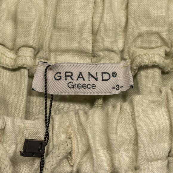 Women's Medium Linen Pants GRAND GREECE Resort Ware Capri Pants - Picture 3 of 5